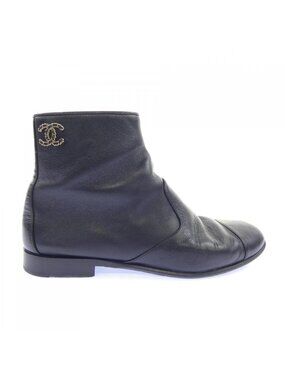 Chanel Ankle Boots Black
